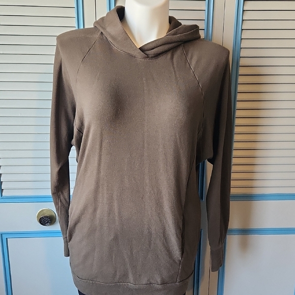 Uniqlo Brown Hooded Sweatshirt - Picture 2 of 11